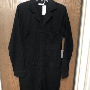 Women's Jumpsuit by 6397 - Black Denim - 100% Cotton - Size S - New With Tags